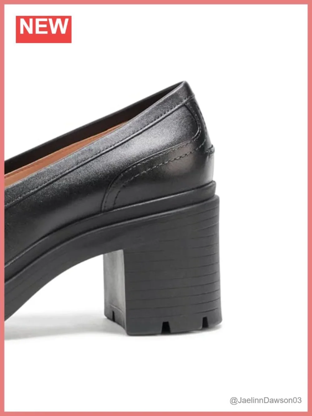 Cole Haan Pacy Heeled Penny Loafers Women's Leather Kitten Heel